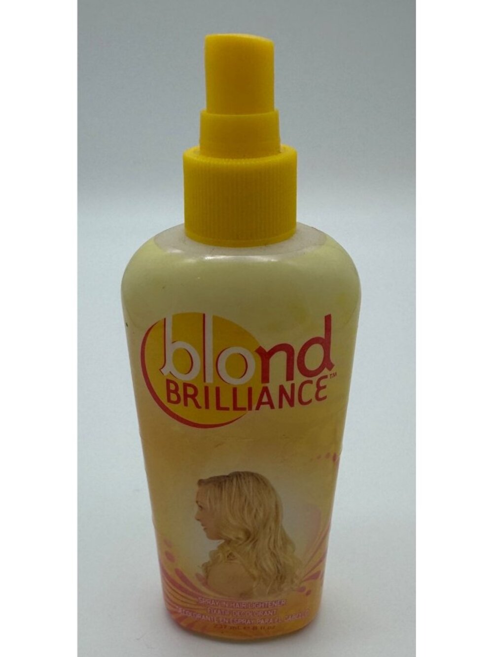 Blond Brilliance Spray In Hair Lightener 8 fl oz 237 mL Vintage No Cap 80% Full
